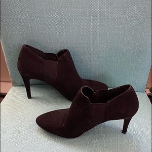 Audrey Brooke Booties, Black, Size 9